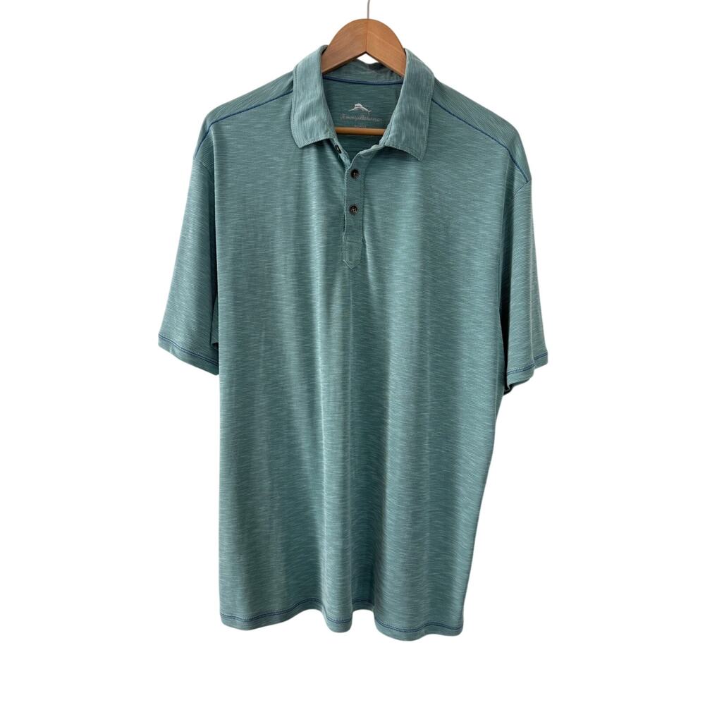 Tommy Bahama Men's Teal Green Polo Shirt